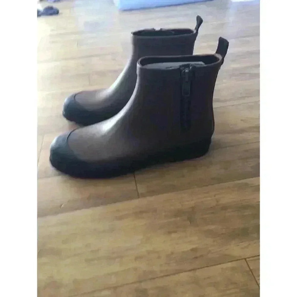 Madewell Women's The Zip-Up Lugsole Cloudlift Rain Boot Stable Size US:8 NIB - Picture 2 of 9